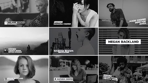 Trendy Lower Thirds Final Cut Pro Templates