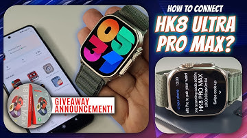 How to connect HK8 Pro Max Smartwatch | HK8 Pro Max, HK8 Pro, Hk9 Pro Smartwatch | Wearfit Pro App