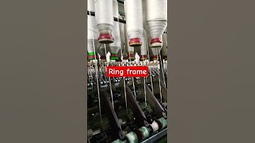 Ring frame #ringmachine #machine #textile