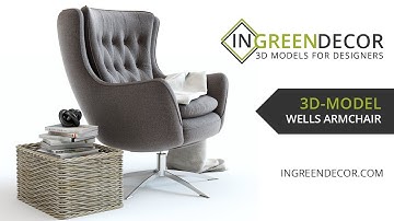 3D MODEL | Wells Armchair