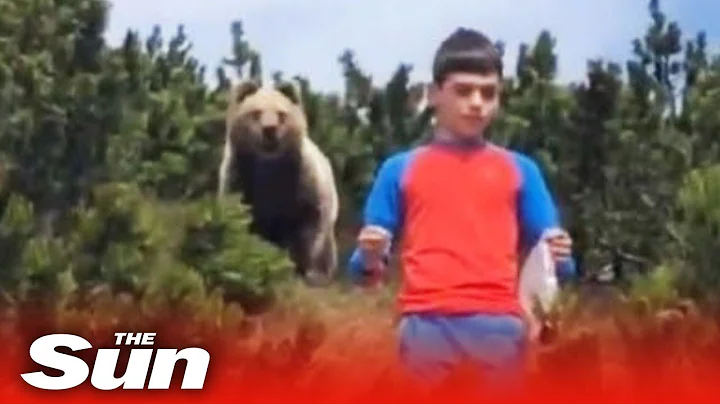 Boy miraculously escapes a dangerously close encou...
