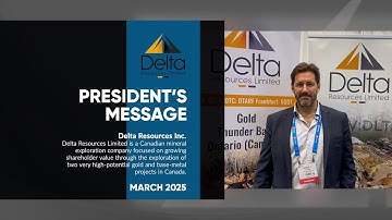 Delta Resources Limited (TSX-V: DLTA): President