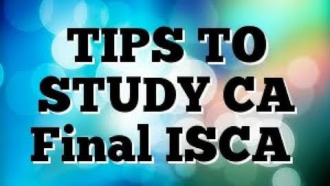 ISCA Chapter-1 Part 1 Memorize in 10 Minutes (MITM) Series (Governance is not boring anymore)