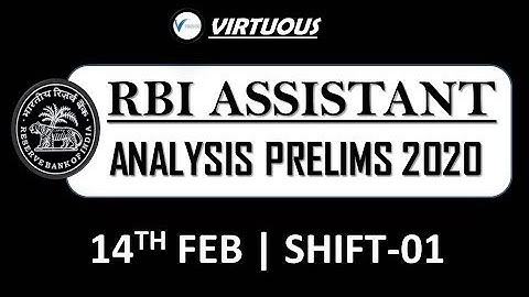 RBI ASSISTANT PRE 2020 ( SHIFT - 1 ) EXAM ANALYSIS || PAPER PATTERN AND EXAM REVIEW