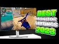 BEST Monitor Settings for GAMING in 2023! 🖥️ (Low Latency &amp; Best Color Settings)