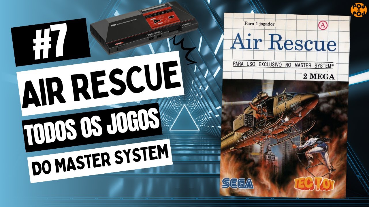 Air Rescue Para Master System (Review Boladão #7) 