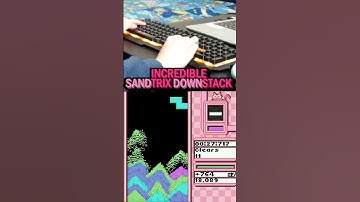 Incredible Sandtrix Downstack #shorts #tetris