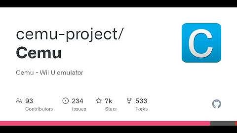 GitHub - cemu-project/Cemu: Cemu - Wii U emulator