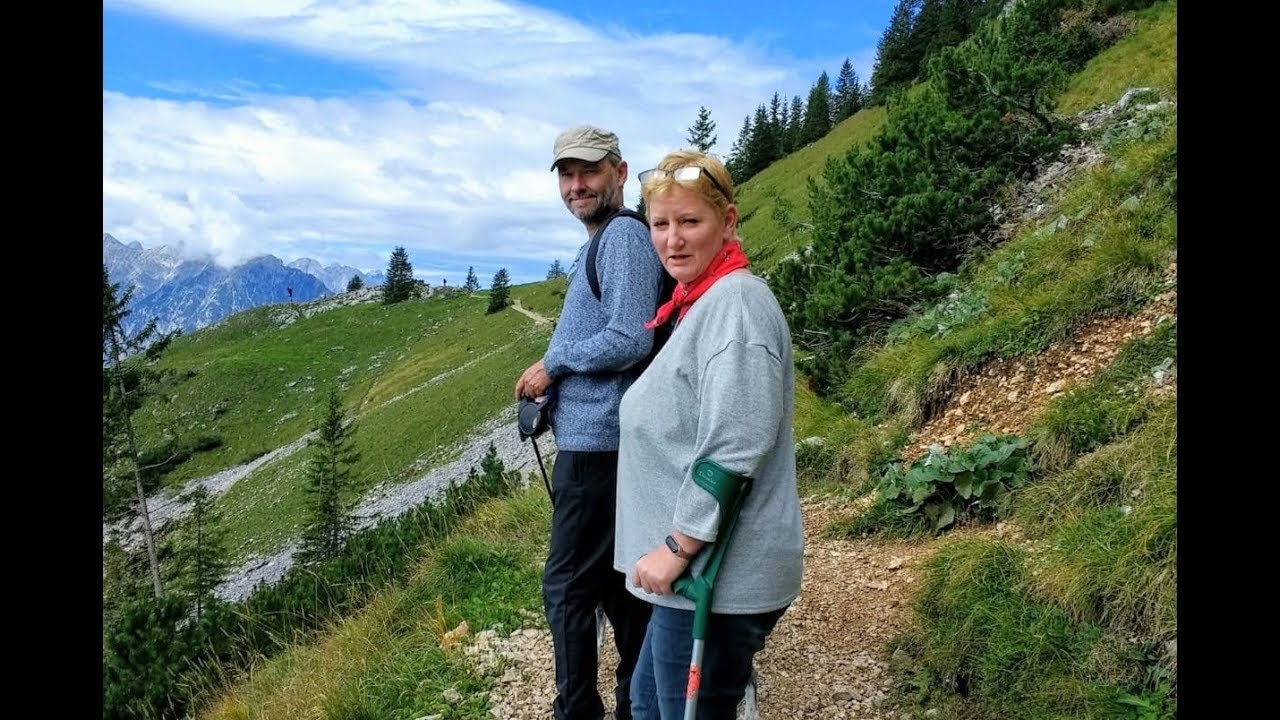 Übungsklettersteig im Rofan