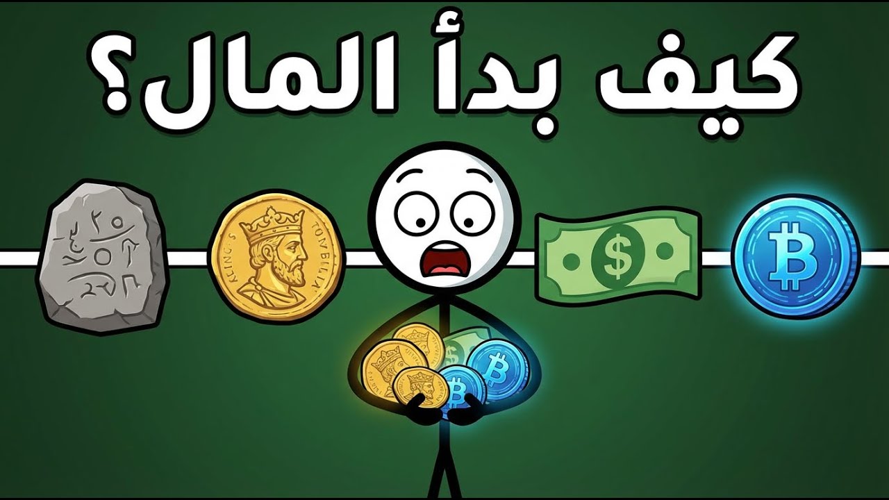كيف بدأت النقود...وتطور الاقتصاد؟ في 9 دقائق فقط!
