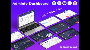 Responsive Admin Dashboard Template – Adminto