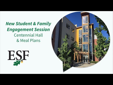 ESF New Student and Family Engagement Session- Housing and Meal Plans Fall 2022