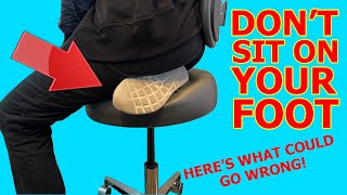 DON'T Sit On Your Foot In Chair| Physical Therapist Explains Why
