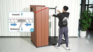 Outdoor Storage Shed Assembly Instruction for SD002 6x4
