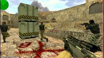 how to win a match in cs 1.6 w/bots on easy :)
