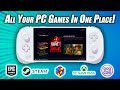 All Your PC Games In One Place! LaunchBox On Your Gaming Handheld Is Amazing!