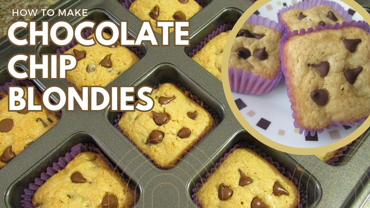 How To Make Blondies Blonde Brownies Recipe Pinoy Flavor YouTube