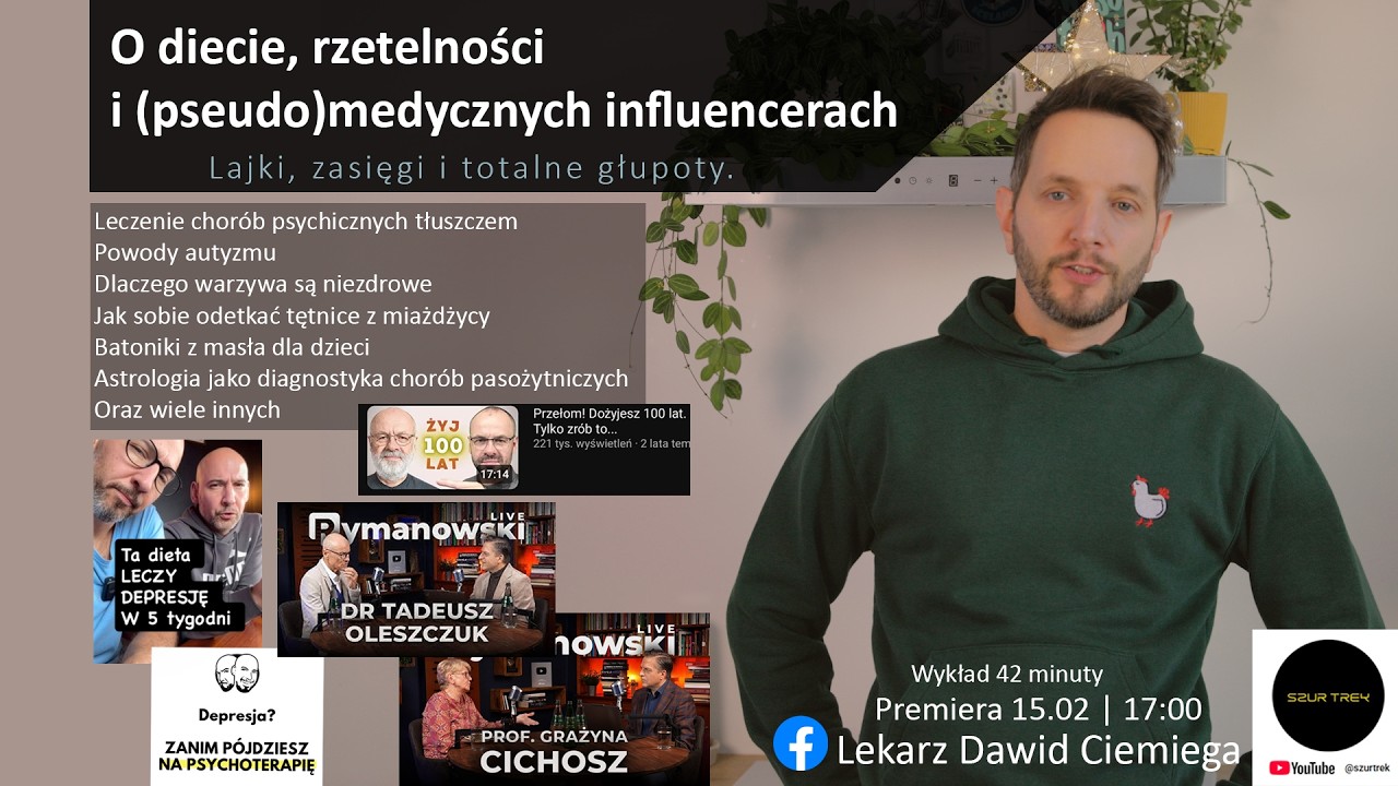 O diecie, rzetelności i (pseudo)medycznych influencerach.