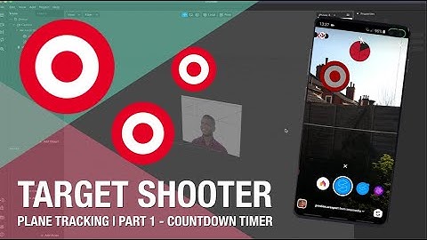 Target Shooter Planetracking Part 1 Countdown Timer | Spark AR Studio