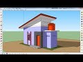 Desain rumah 6 x 3 meter  minimalist house or warehouse design