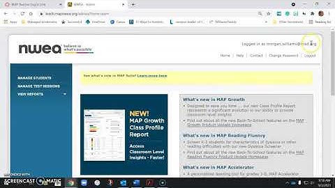MAP Proctor Log In & Test Start