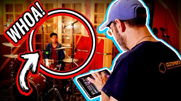 Turbocharge your drum room mics with a PA system! w/ Machine The Producer