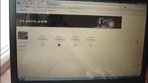 Remote control of electronic devices using Web server on Pic18F