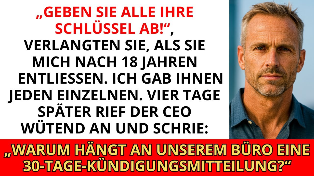Mein Chef feuerte mich – also warf ich sie raus. 18 Jahre, eine Immobilie, perfekte Rache – sie h...