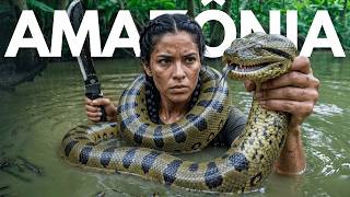sucuri no local mais brutal AMAZONIA #documentário completo