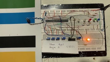 Sensor de colores CNY70 - Amplificador LM324 y Compuertas Logicas