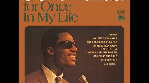 Stevie Wonder...For Once In My Life...Extended Mix...