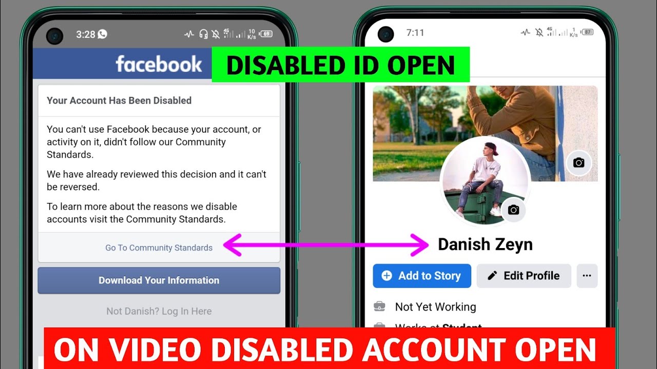 Fix in 2 mins/Go to community standards facebook how to recover disabled facebook account