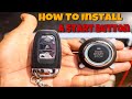 How To Install A Engine Start Button In Any Car | Techno khan