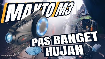 TES INTERCOM MAXTO M3 DI KALA HUJAN || HAMPIR AJA RUSAK || HARGA SESUAI KUALITAS