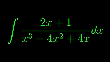 Integral of (2x+1)/(x^3 - 4x^2 + 4x)
