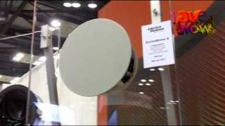 Cedia 2011 Martinlogan Demos Its Electromotion In-Ceiling And In-Wall Speakers