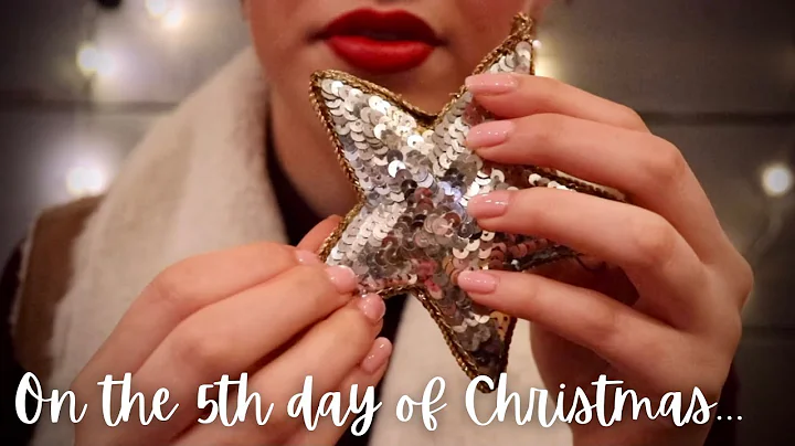 ASMR CHRISTMAS DAY 5⼁ORNAMENT SHOW+TELL (Soft Whispers, Tapping, Scratching)