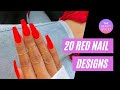 20 Red Nail Designs That Are Trending Right Now