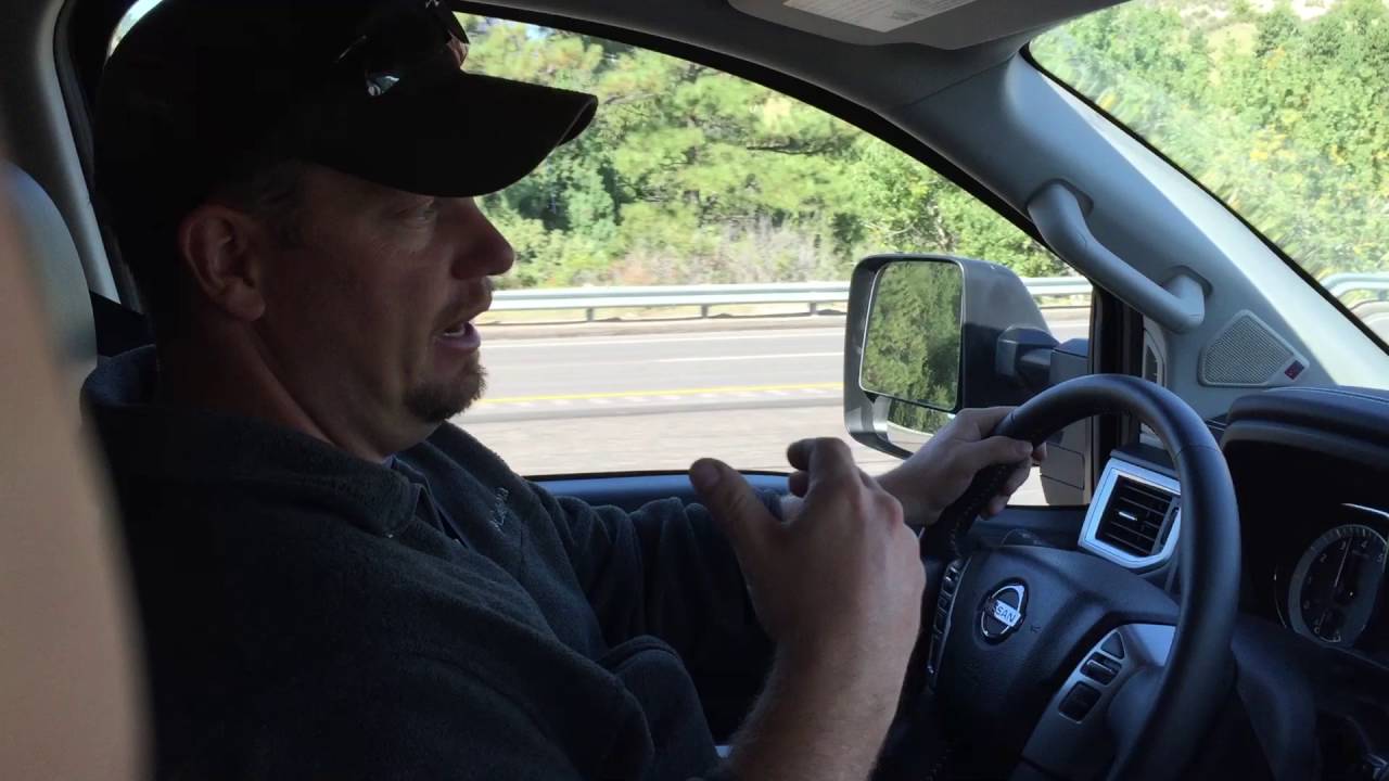 2017 Nissan Titan Half Ton Downhill Towing Feature YouTube