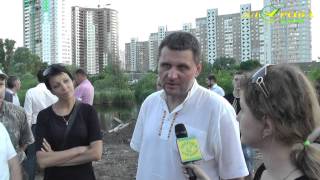 Озеро засыпают - Стройка захват на Здолбуновской Озеро засыпают - Стройка захват на Здолбуновской