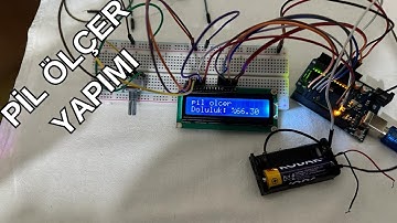 Arduino ile pil ölçer yapımı / Arduino projeleri 3