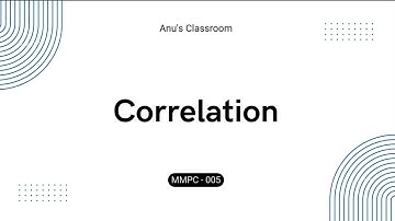 IGNOU MMPC 005 | Correlation