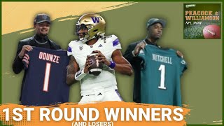 NFL Draft 1st Round Winners/Losers // Falcons Draft Michael Penix!?