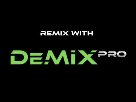 Remix with DeMIX Pro V2 - Audio & Vocal Separation Software