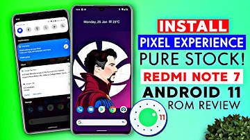 Install Pixel Experience 11 Rom on Redmi Note 7 [Android 11] PURE STOCK Android!!