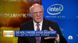 Barry Diller on Hollywood writers strike, streaming economy and media landscape