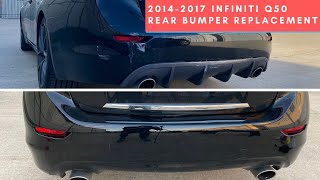 How to replace your 2014-2017 Infiniti Q50 rear bumper | ReveMoto screenshot 5