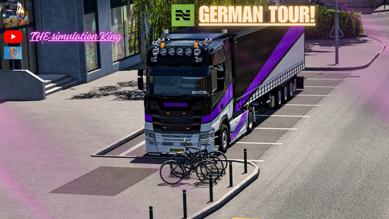 ETS2 Euro Truck Simulation 2 COMPLETING GERMEN TOUR DAY 3 Trucker