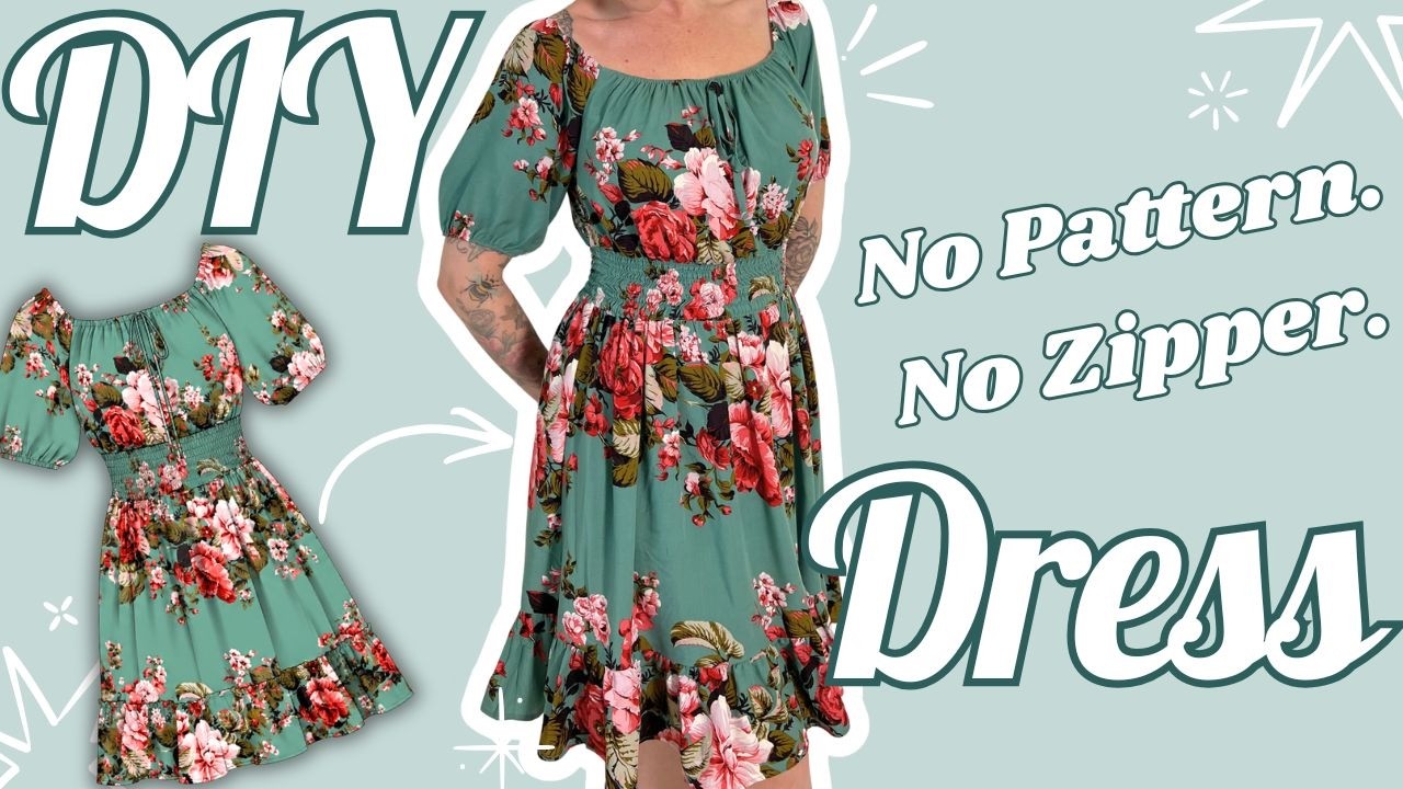 I Made a Dress With No Pattern and Im Obsessed