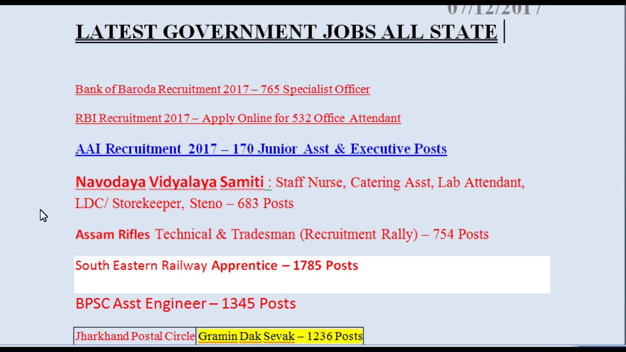 opsc recruitment 2017 106 post